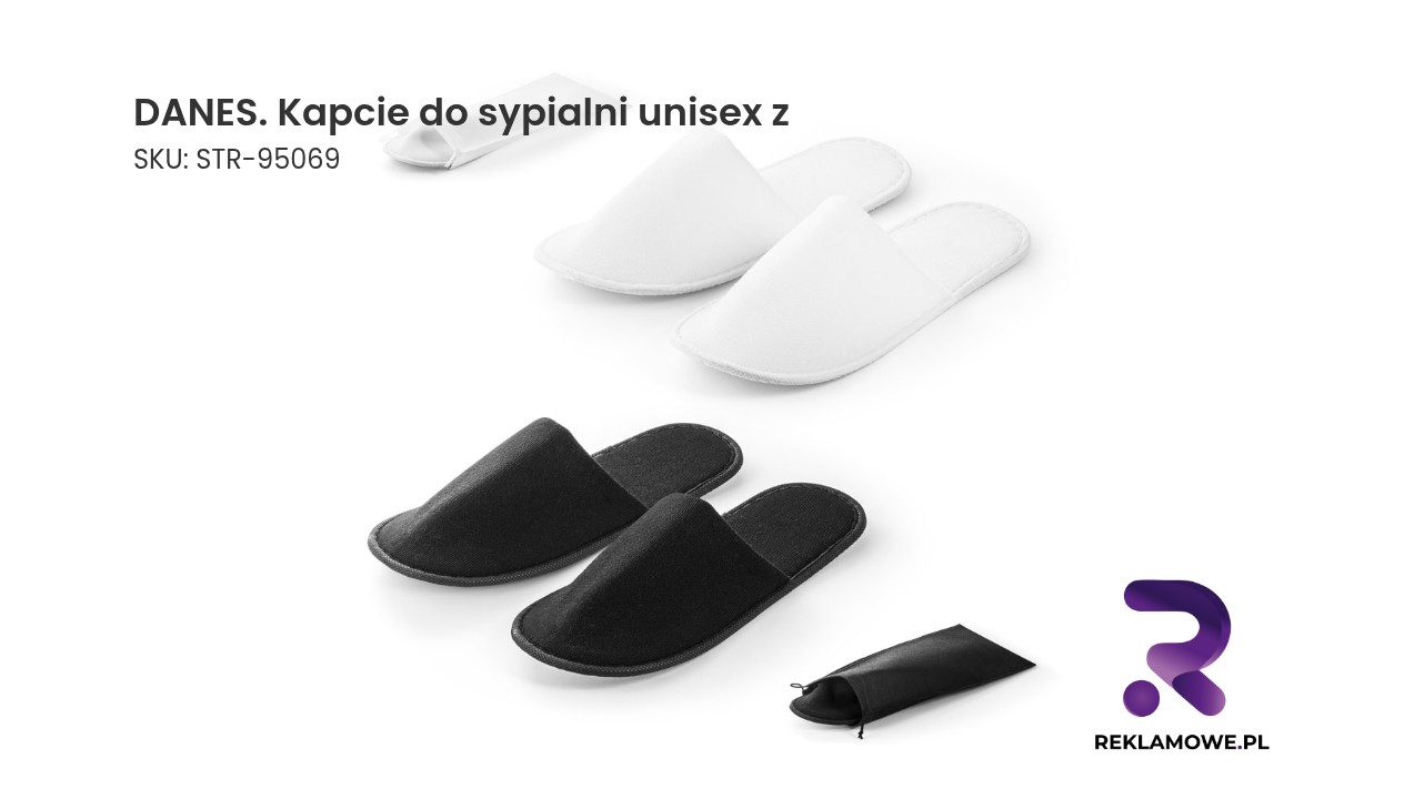 DANES. Kapcie do sypialni unisex z poliestru DANES Kapcie do sypialni unisex