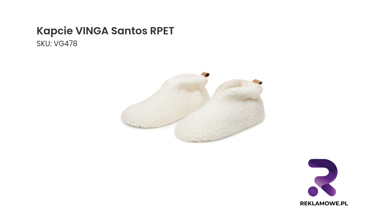 Kapcie VINGA Santos z recyklingowanego PET