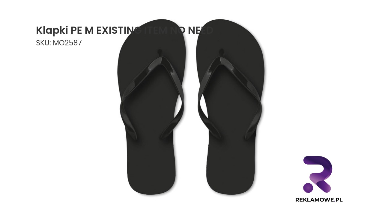 Klapki PE M EXISTING ITEM NO NEED Klapki PE męskie EXISTING ITEM NO NEED